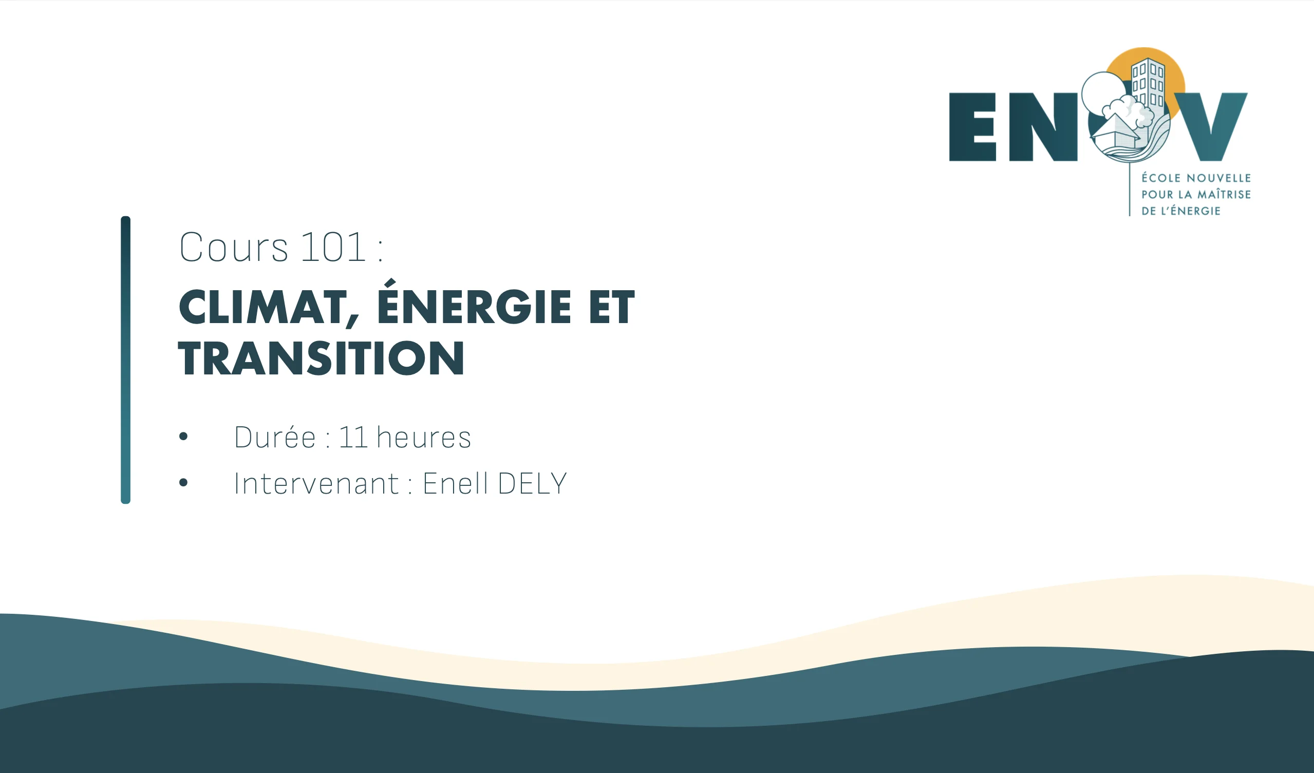 Extrait du cours 101 – Climat, énergie & Transition