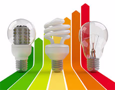 Image compare consommation d'énergie des ampoules 