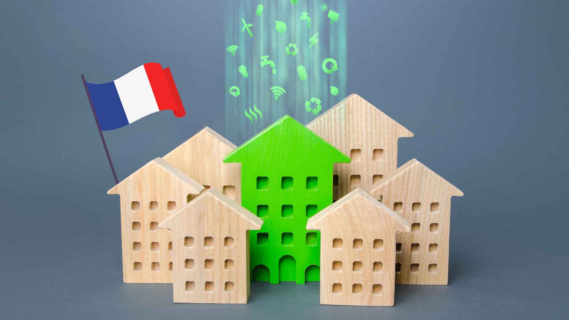 Image d'immeubles qui utilisent des énergies vertes