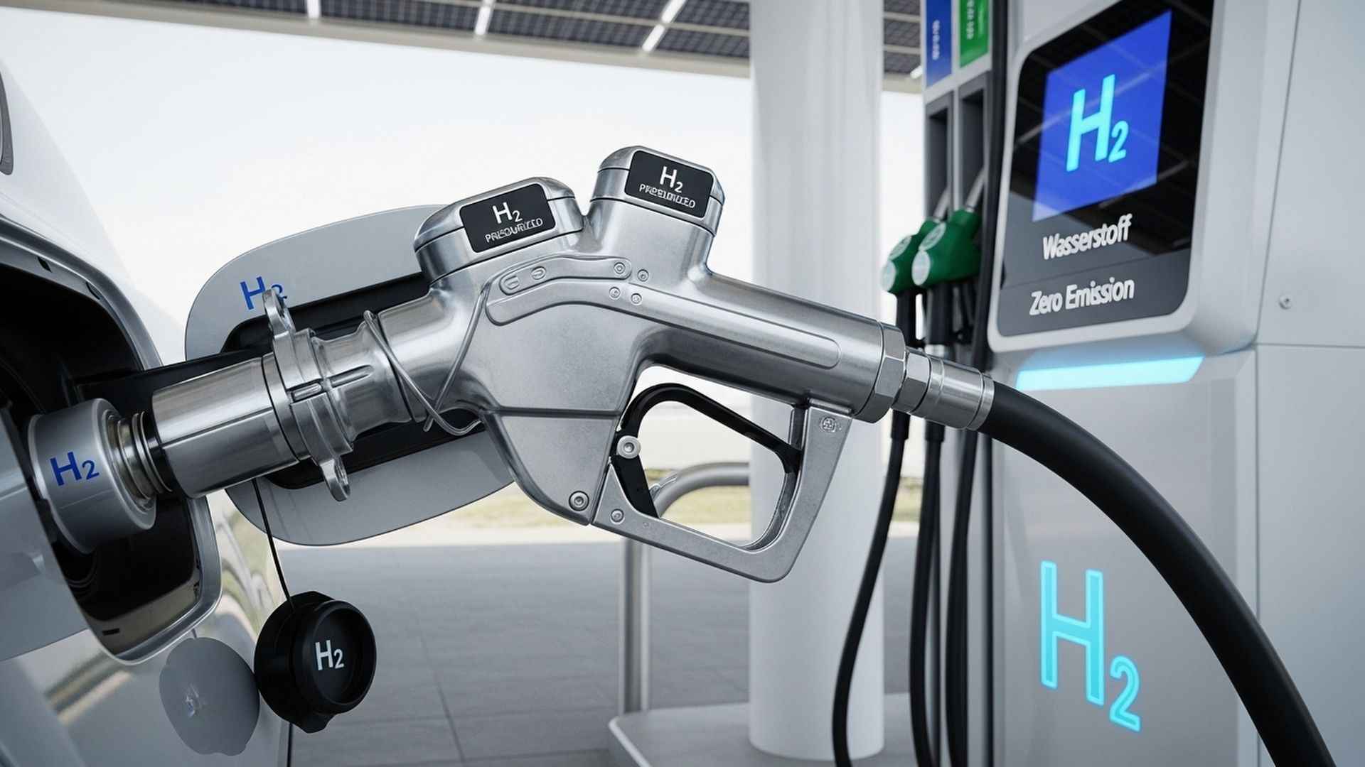 Voiture éléctrique en recharge batterie intelligente