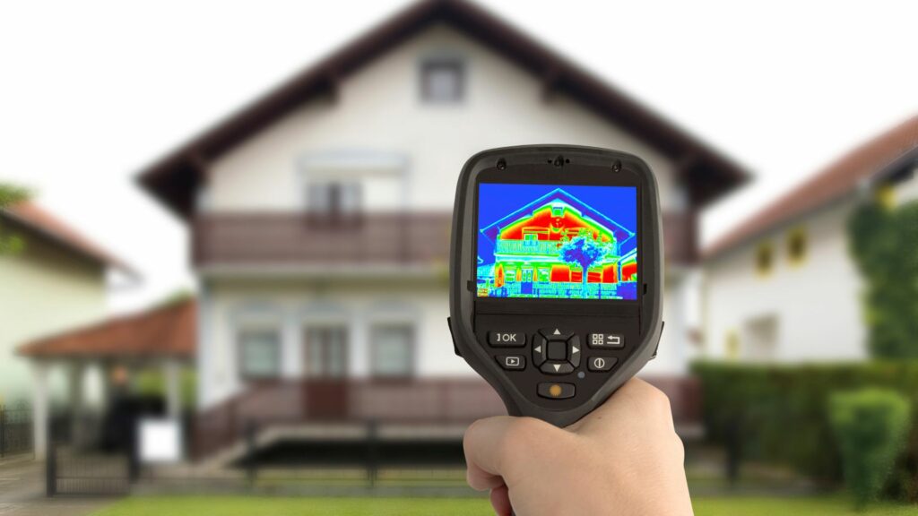 Caméra thermique et matériel pour un audit énergétique